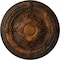Ekena Millwork Vincent Ceiling Medallion (Fits Canopies up to 6"), Hand-Painted Rust, 26"OD x 3"P CM26VIRUS - alternate 1